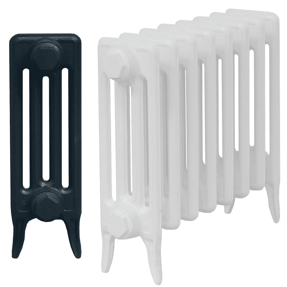 460mm Radiator 460mm 4 column Cast Iron Radiators available in a range of paint and ...