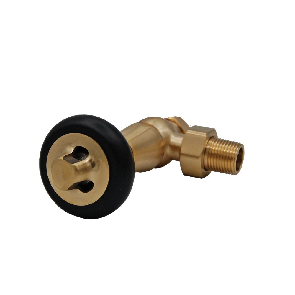 York Thermostatic Radiator Valve - Unlacquered Brass – Cast Iron Radiators