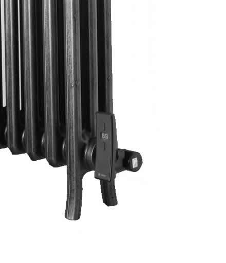 Electric Column Classic Cast Iron Radiators 500mm in Primer