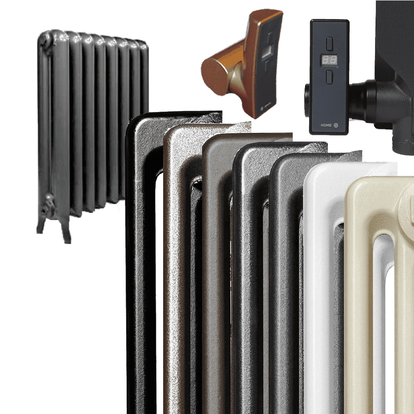 Electric Princess Cast Iron Radiators 760mm Painted