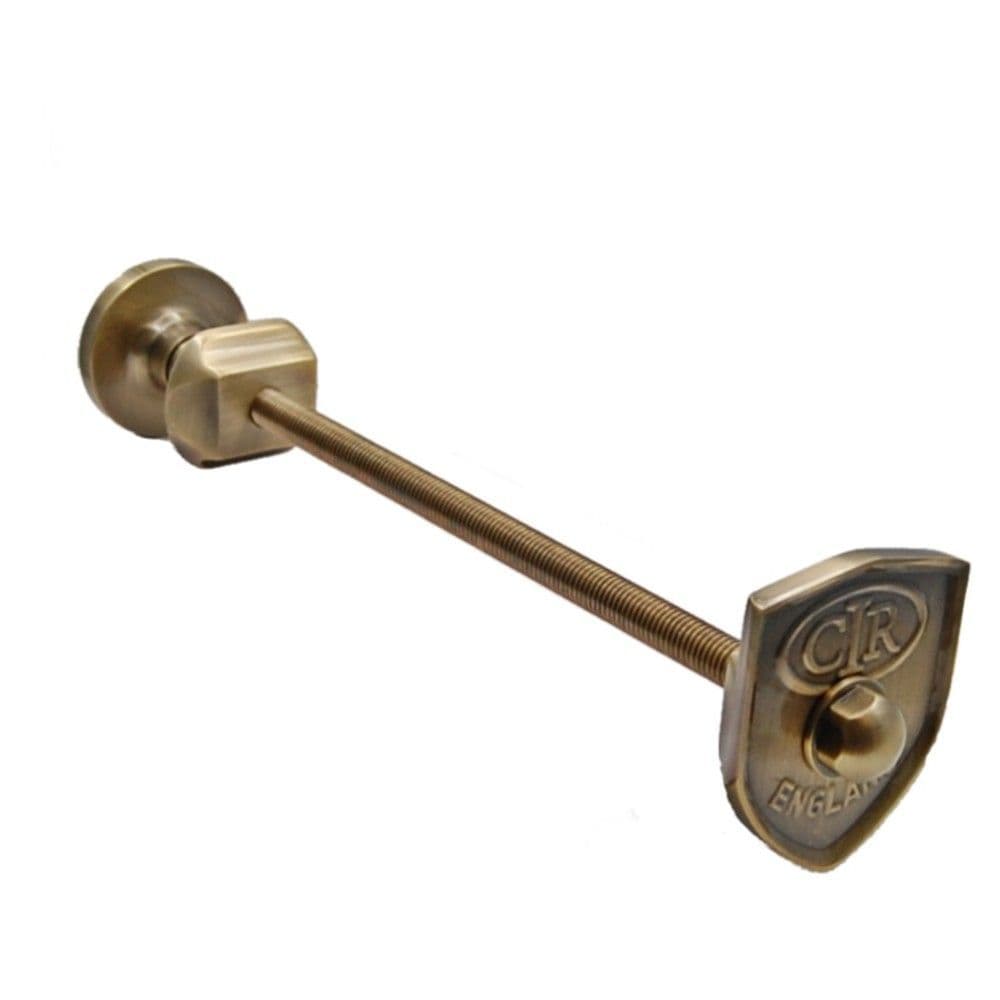 Heritage Wall Stay - Antique Brass – Cast Iron Radiators