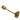 Heritage Wall Stay  - Unlacquered Brass