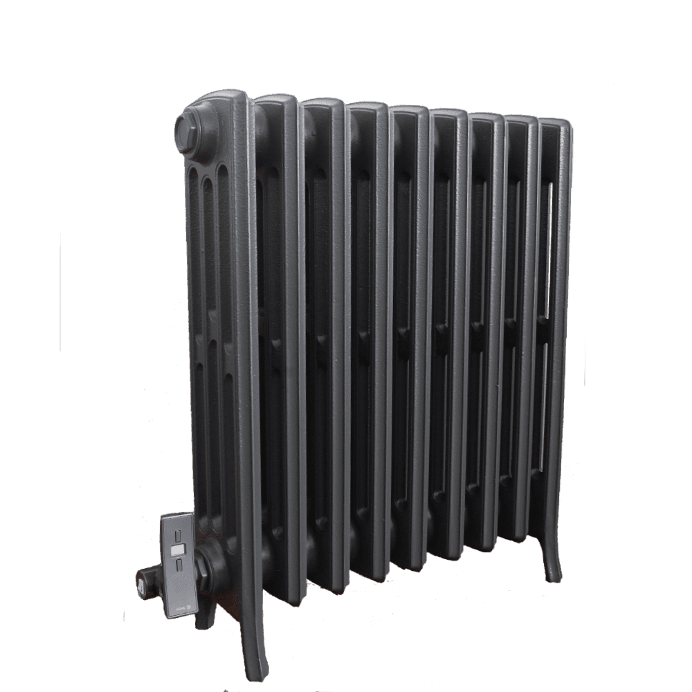 Electric 4 Column Sovereign Cast Iron Radiators 660mm Painted