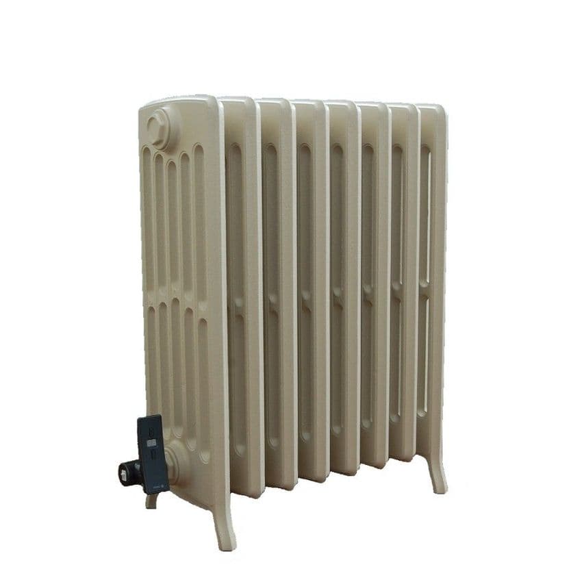 Electric 6 Column Sovereign Cast Iron Radiators 660mm Painted