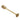 Wall Stay  - Unlacquered Brass