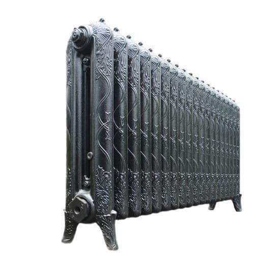 Cast Ribbon Traditional 460mm Ribbon Cast Iron Radiators assembled and finished to ...