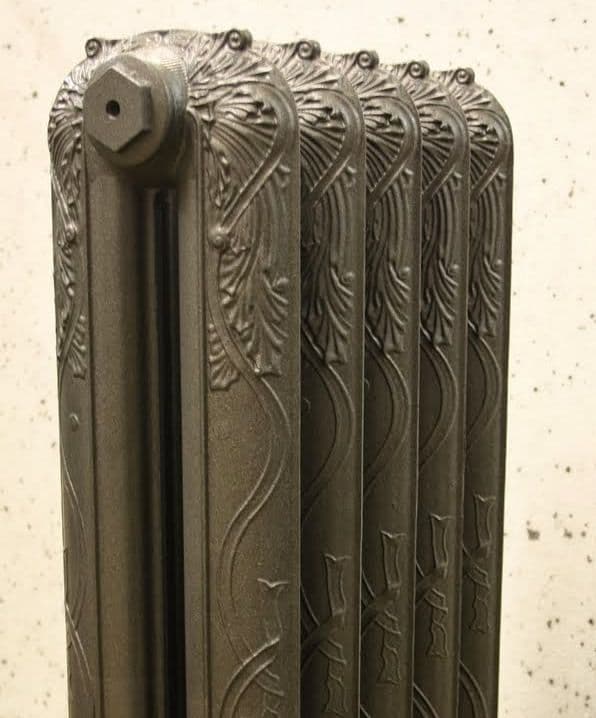Cast Ribbon Traditional 660mm Ribbon Cast Iron Radiators assembled and finished to ...