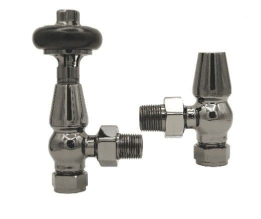 York Thermostatic Radiator Valve - Black Nickel – Cast Iron Radiators